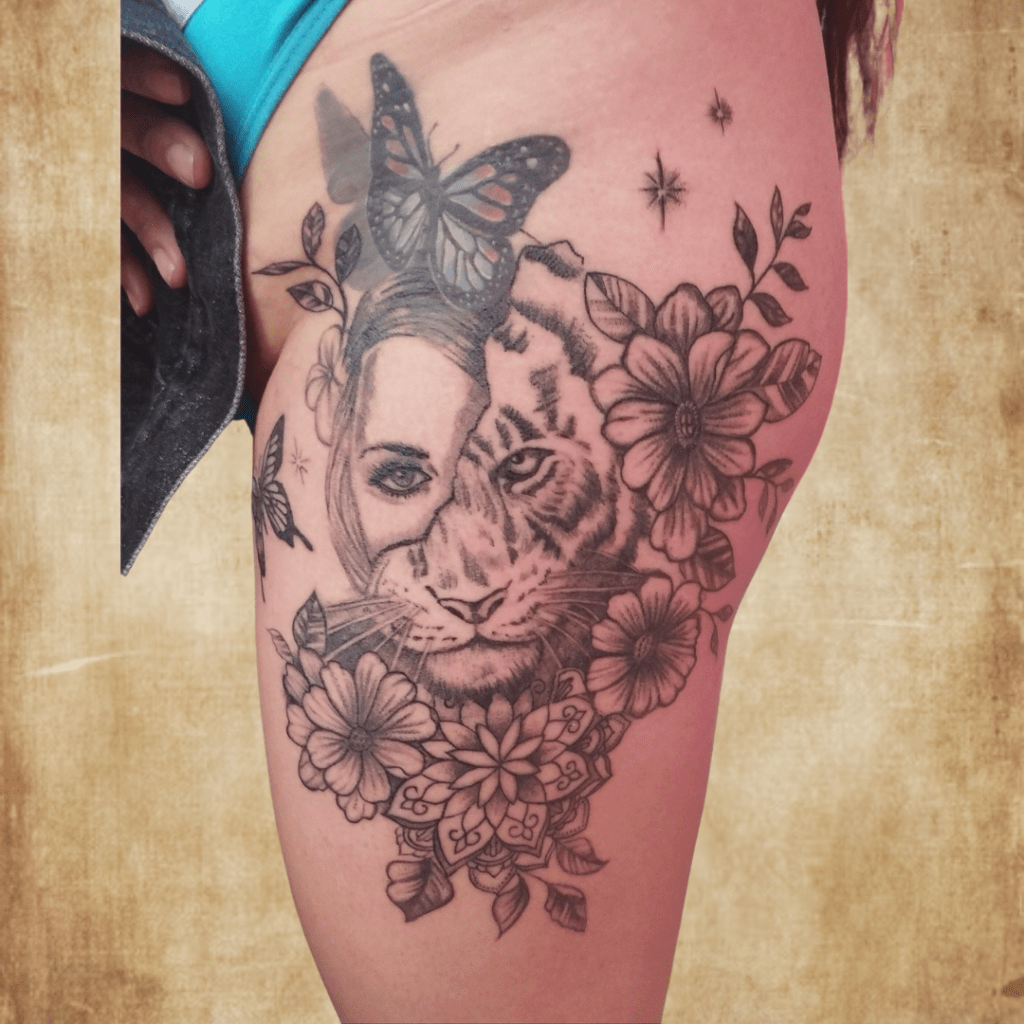 Tatuaje de Leona